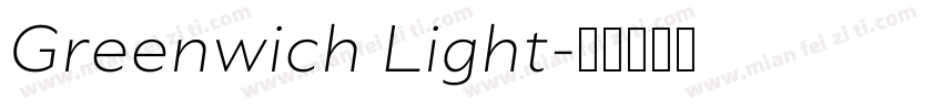 Greenwich Light字体转换